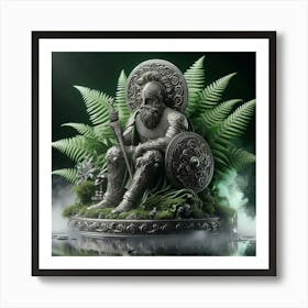 Viking Statue Art Print