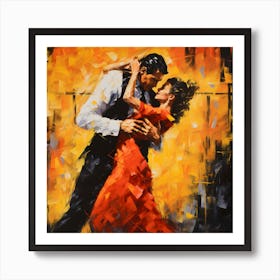 Tango Abstracts By Csaba Fikker 32 Art Print