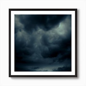 Dark Stormy Sky 3 Art Print