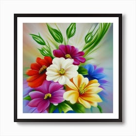 Flowers painting Poster