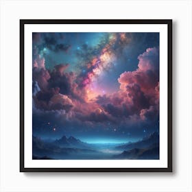 Milky In The Sky Art Print