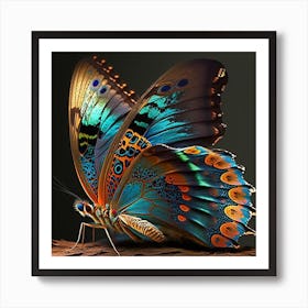 Butterfly Hd Wallpapers Art Print