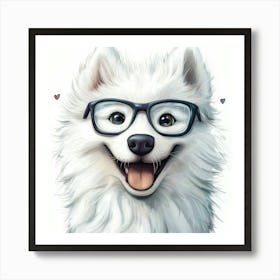 Samoyed 12 Art Print