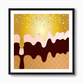 Ice Cream Sundae 16 Art Print