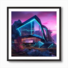 Futuristic House Art Print