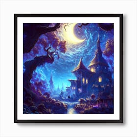 Cosmic Worlds II Art Print