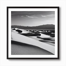 Death Valley Sand Dunes 1 Art Print