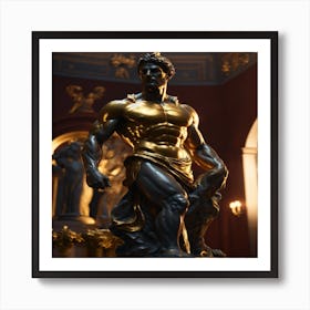 Statue Of Hercules Art Print