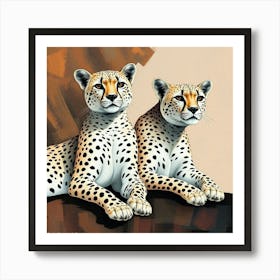 Cheetahs 1 Art Print