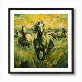 Horse Galloping 6 Art Print