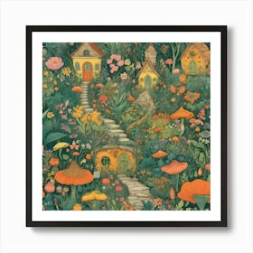 Fairy Garden 4 Art Print