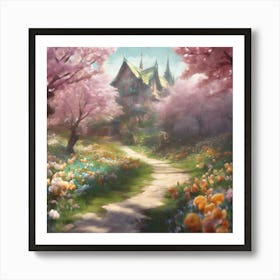 Cherry Blossoms Art Print