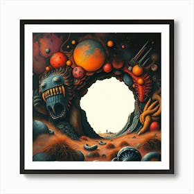 Wormhole Art Print