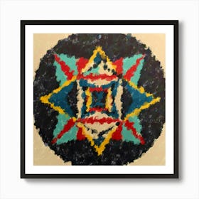 Shamanic Burst of Harmony Star Art Print