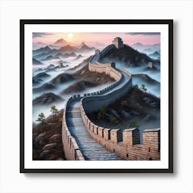 Great Wall Of China Art Print