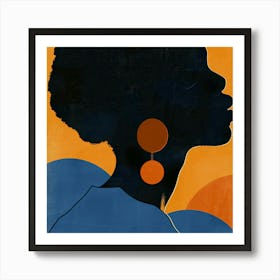 Silhouette Of A Woman 26 Art Print