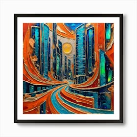 Cityscape Art Print