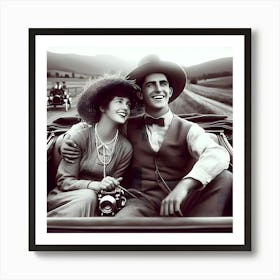 Dating Automotive Style-1928 ~Reimagined 8 Art Print