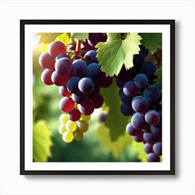 Grapes On The Vine 33 Art Print