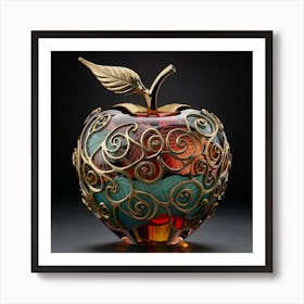 The glass apple an intricate design that adds to its exquisite appeal. 17 Art Print