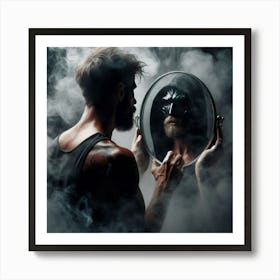 Man In A Mask Art Print