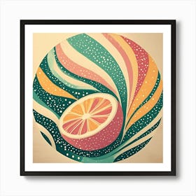 Orange Slice Art Print