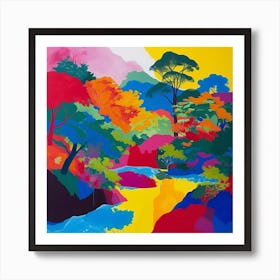 Abstract Park Collection Victoria Park Hong Kong 1 Art Print