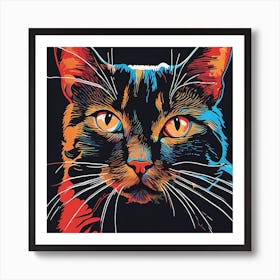 Cat Portrait Art Print