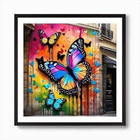 Colorful Butterflies 63 Art Print