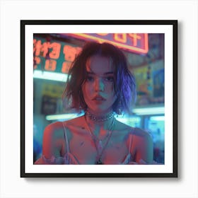 Neon City 1 Art Print