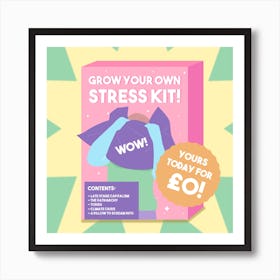 Stress Box Art Print