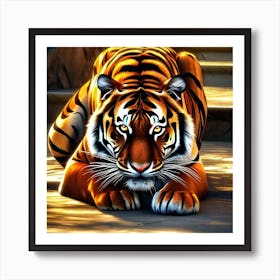 Tiger Wallpaper 3 Art Print