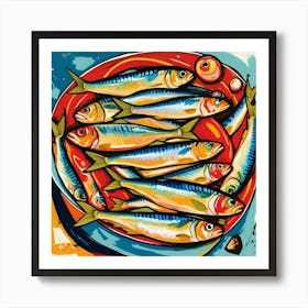 Sardines 5 Art Print