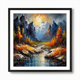 Mountain Landscape Art Print