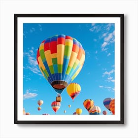 Hot Air Balloons 3 Art Print