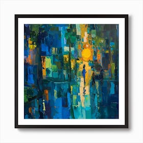 Abstract Of A City Art Print