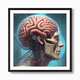 Human Brain 35 Art Print