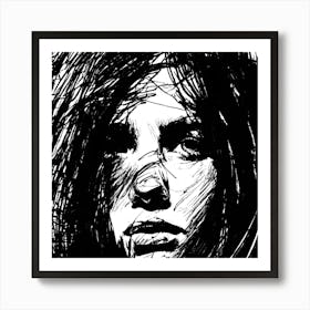 Portrait Of A Woman Art Print