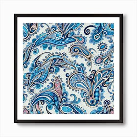 Paisley Pattern Art Print