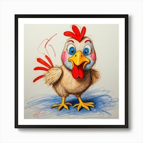 Rooster 19 Art Print