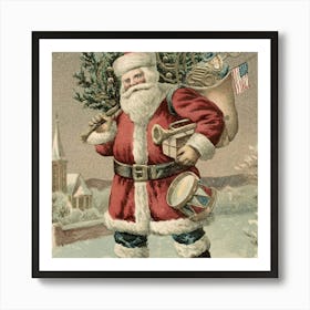 Vintage Christmas 10 1 Art Print