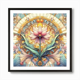 Lotus Flower 3 Art Print