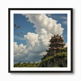 Chinese Pagoda 1 Art Print