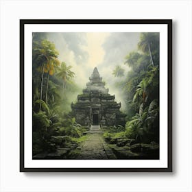 Temple In The Jungle 11 Art Print