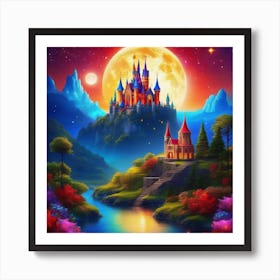 Fairytale Castle 23 Art Print