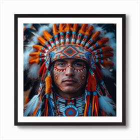 Native American Man Art Print