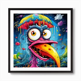 Colorful Bird 1 Art Print