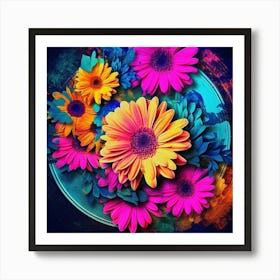 Colorful Flowers 5 Art Print