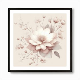 Lotus Flower 1 Art Print