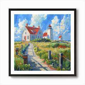 Cape Cod, Massachusetts Series. Style of David Hockney 4 Poster